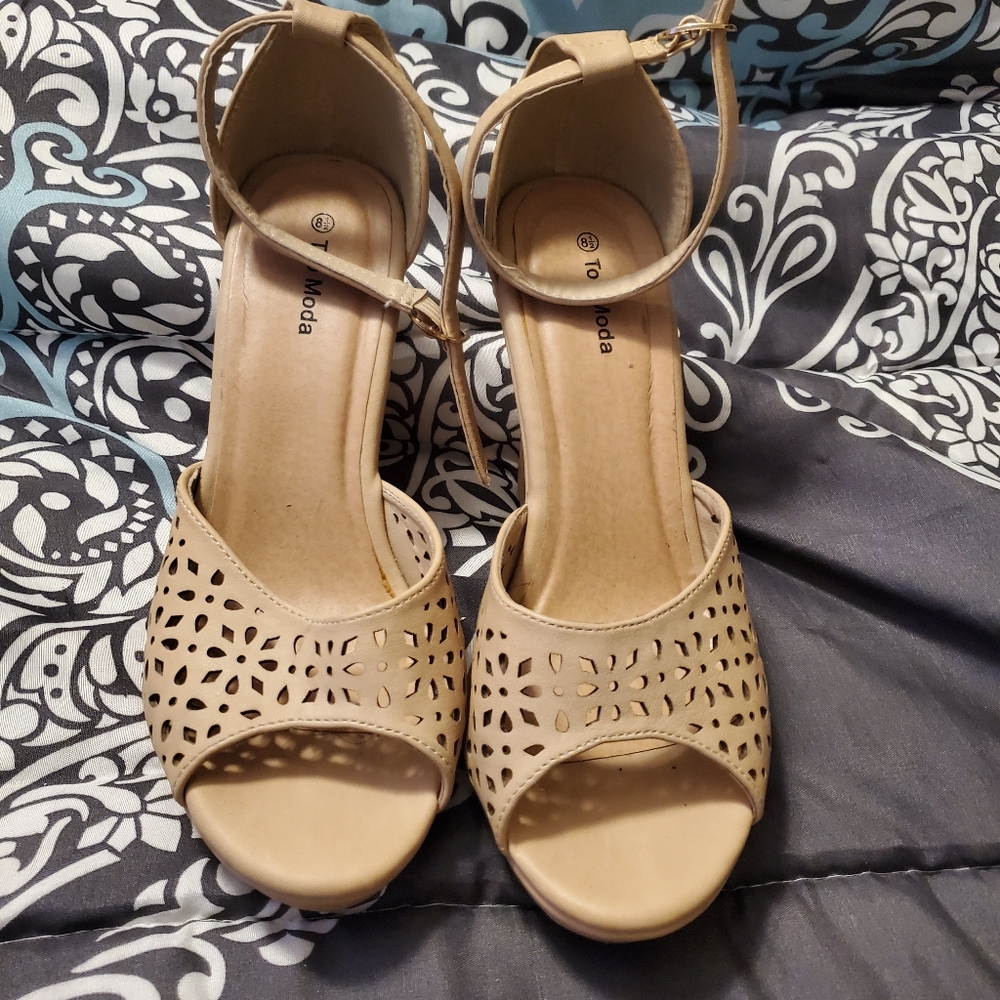Beige Platforms